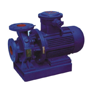 甘肅ISWB卧式(shi)單級單吸防(fang)爆泵